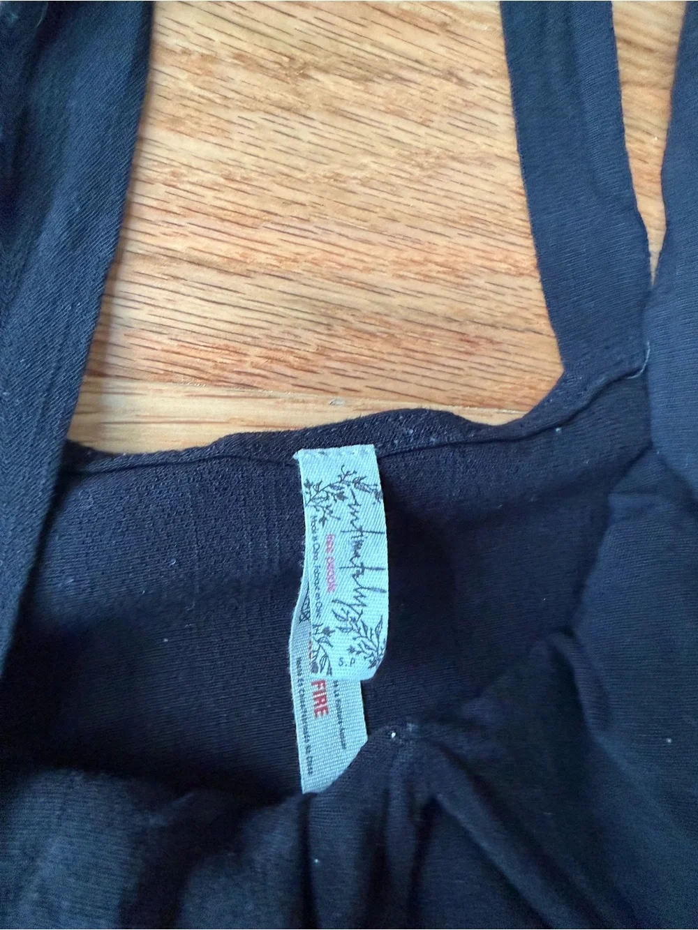 Free People Black Sweetheart Low Back Bodysuit Size Small